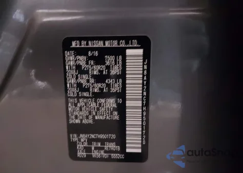 2017 Nissan Armada Sl from USA, damaged, VIN JN8AY2NC7H9501720